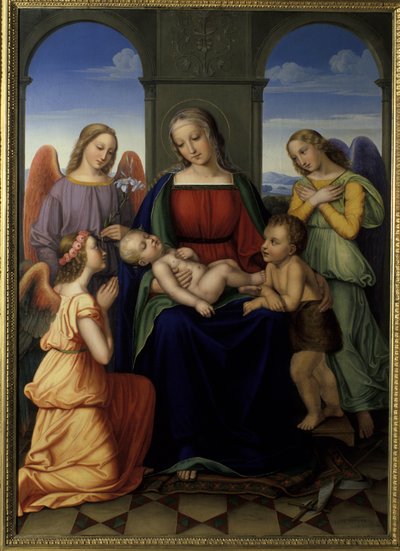 Madonna with Angels by Louise Seidler